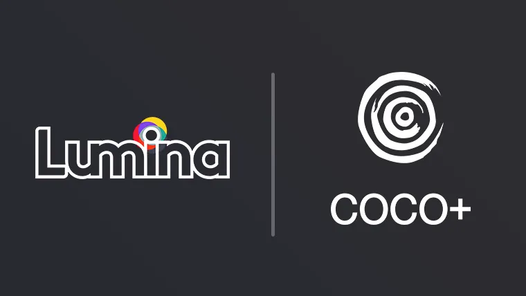 Lumina and coco+ logos - Fuel card announcement